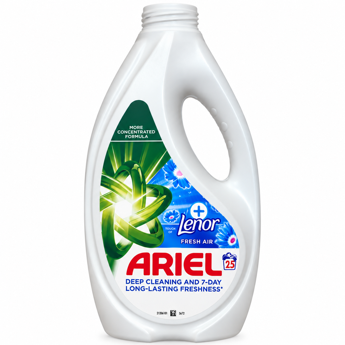 Ariel Lessive Liquide + Lenor Fresh Air – 25 Lavages