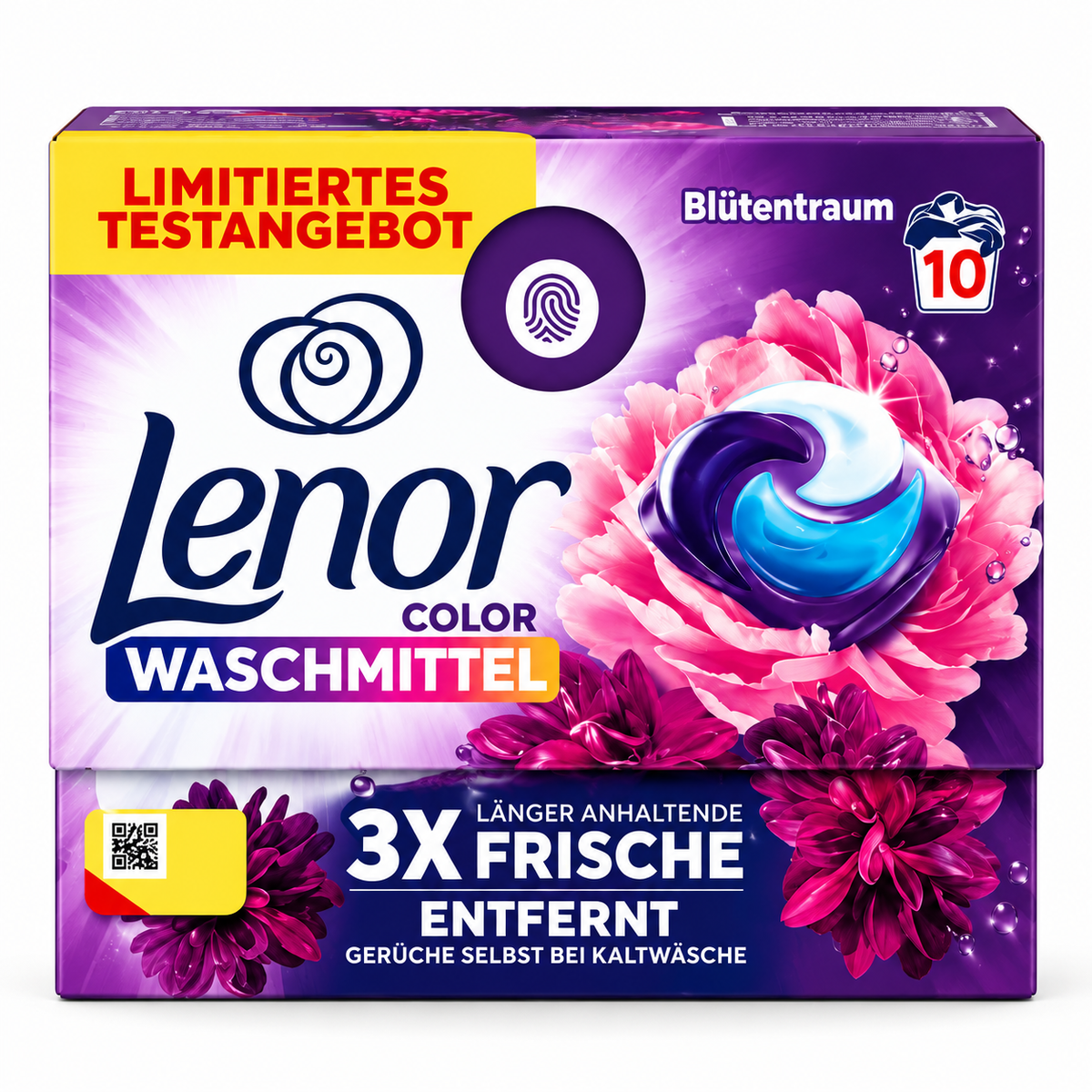 LENOR – CAPSULES DE LESSIVE COLOR – 10 PODS