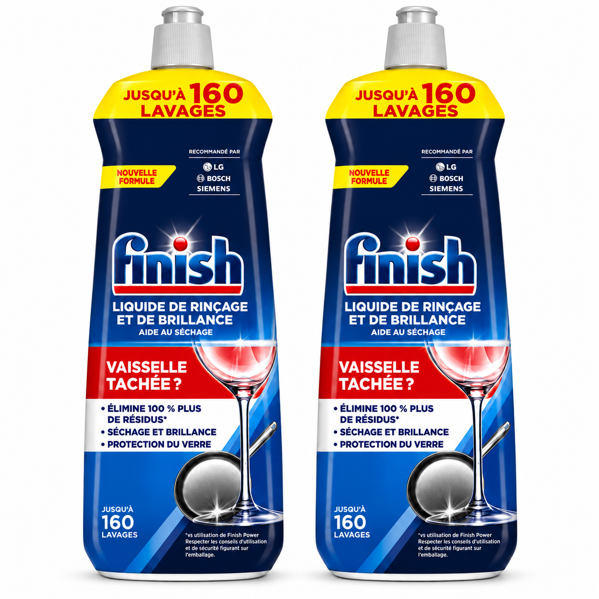 FINISH – LIQUIDE DE RINÇAGE ET DE BRILLANCE – JUSQU’À 160 LAVAGES - 800 ML