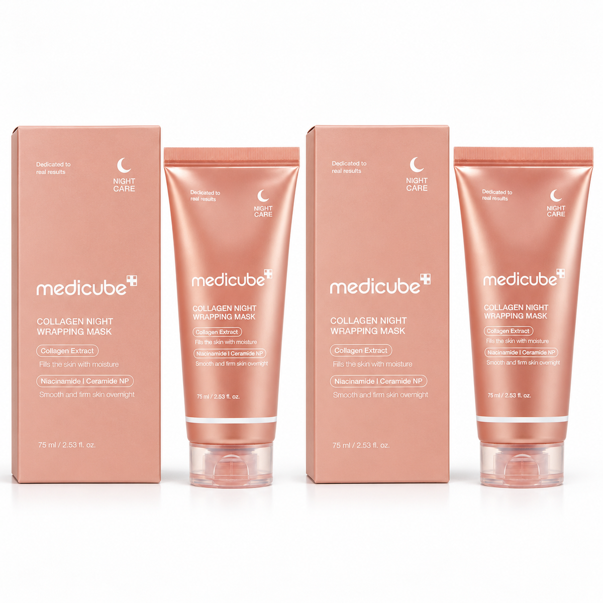 MEDICUBE - COLLAGEN NIGHT WRAPPING MASK - 75 ML
