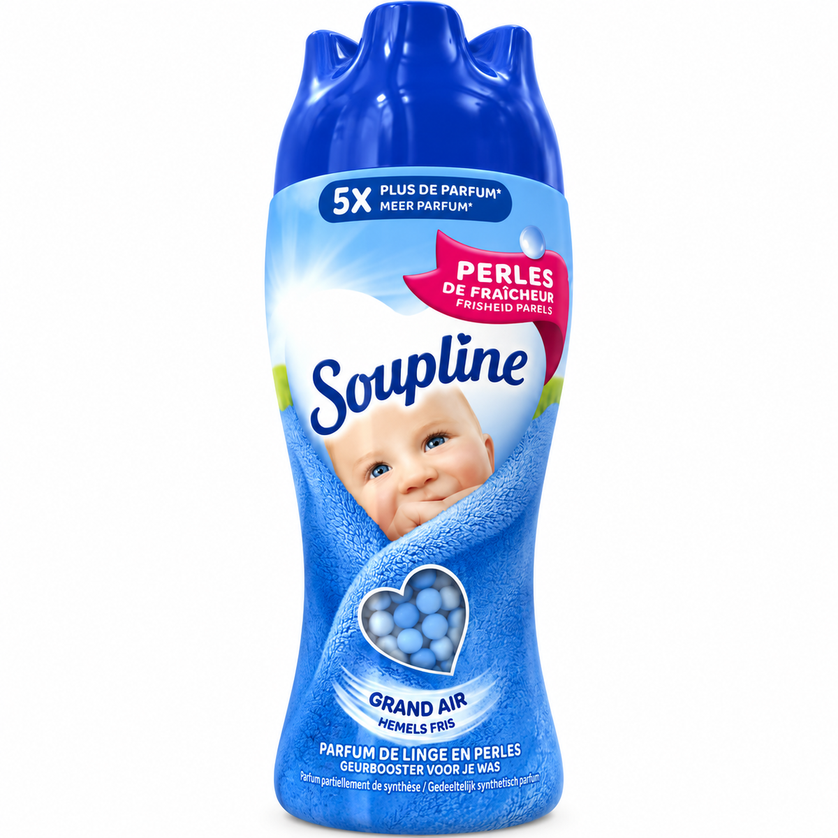 SOUPLINE PERLES DE FRAÎCHEUR – GRAND AIR - PARFUM POUR LE LINGE – 230GR