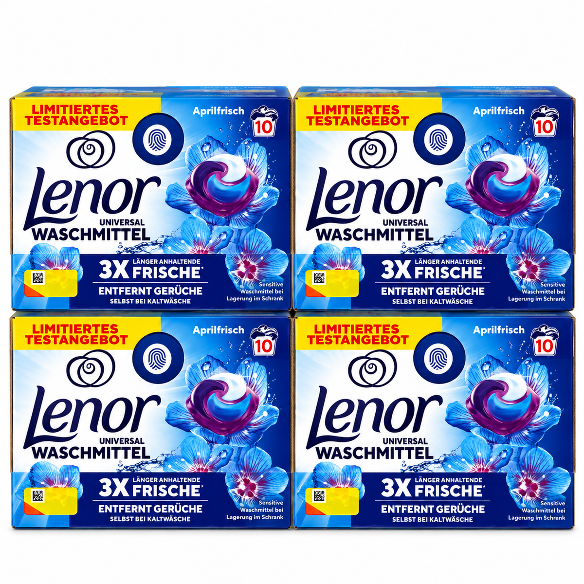 LENOR – CAPSULES DE LESSIVE APRILFRISCH – 10 PODS