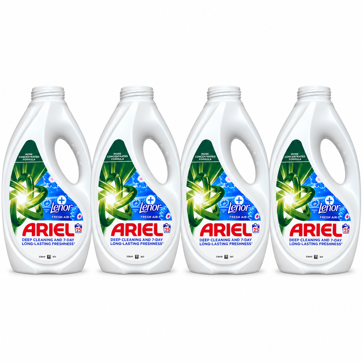 Ariel Lessive Liquide + Lenor Fresh Air – 25 Lavages