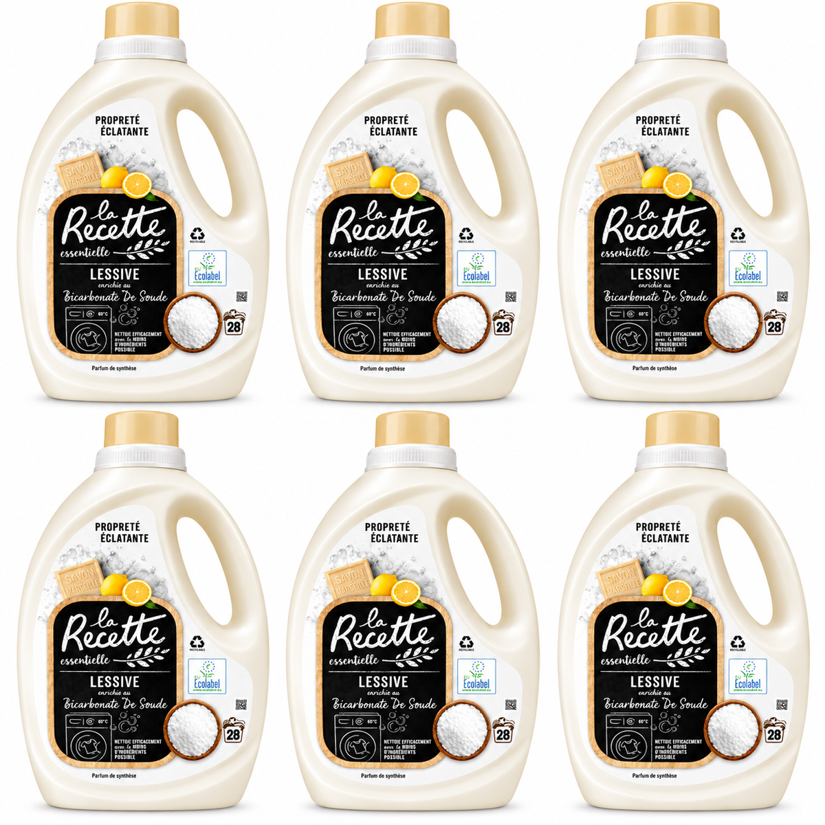 LA RECETTE ESSENTIELLE – LESSIVE AU BICARBONATE DE SOUDE – 28 LAVAGES