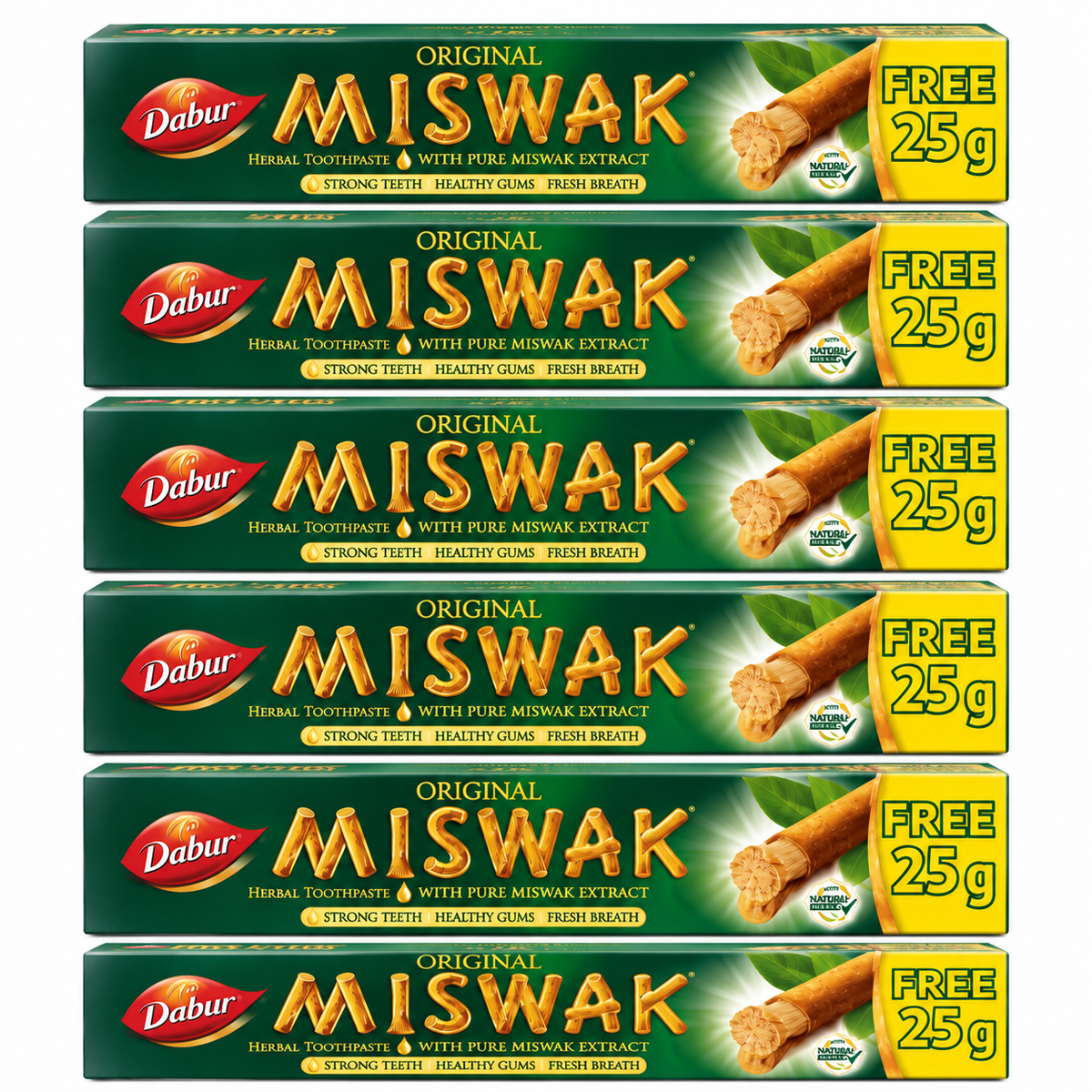 PACK DENTIFRICES MISWAK